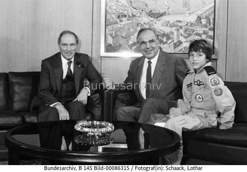 Kanadischer Premierminister Trudeau in Bonn 1982
