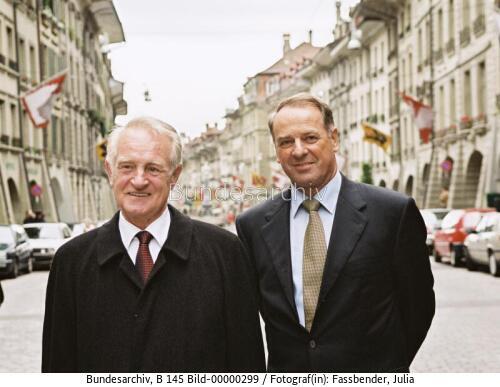 Bundespräsident Rau in der Schweiz 2000