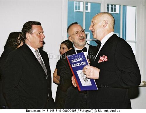 Bundeskanzler Schröder: Eröffnung Baselitz-Ausstellung