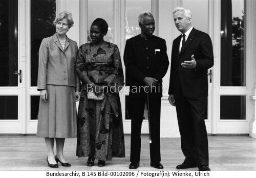 Tansanischer Präsident Nyerere in Bonn 1985
