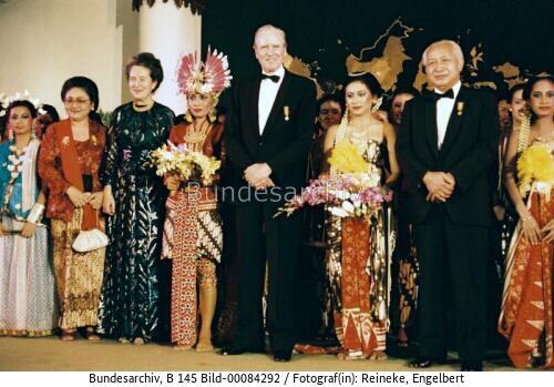 Bundespräsident Carstens in Indonesien 1984 / Asienreise