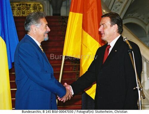Bundeskanzler Schröder in Rumänien 1999