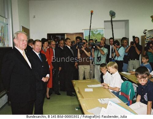 Bundespräsident Rau in der Tschechischen Republik 1999