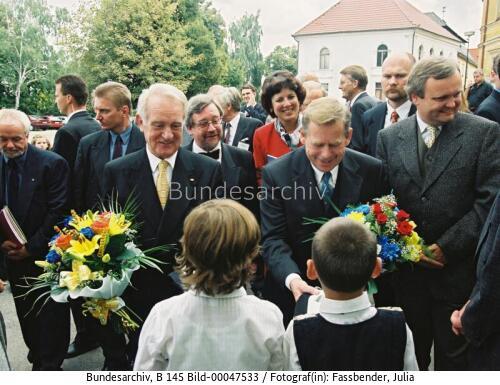 Bundespräsident Rau in der Tschechischen Republik 1999