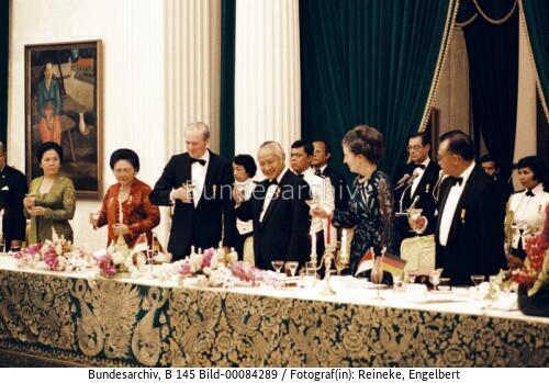 Bundespräsident Carstens in Indonesien 1984 / Asienreise