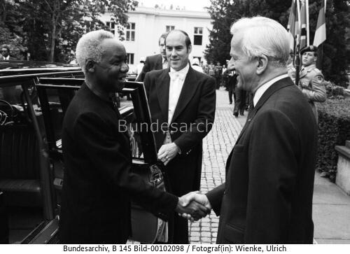 Tansanischer Präsident Nyerere in Bonn 1985