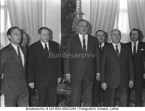 Bundeskanzler Kohl in der UdSSR 1985