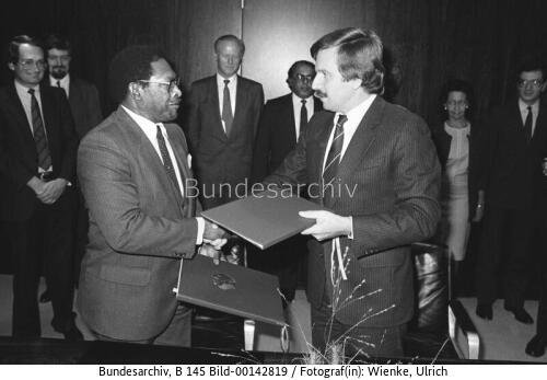 Deutsch-jamaikanisches Umschuldungsabkommen in Bonn 1985