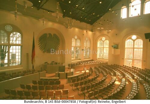 <span class="match">Bundestag</span> / Plenarsaal im ehemaligen Wasserwerk 1987
