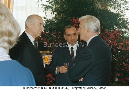Bundespräsident von Weizsäcker in Österreich 1986