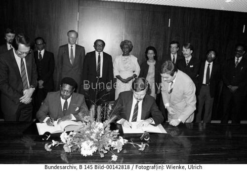 Deutsch-jamaikanisches Umschuldungsabkommen in Bonn 1985