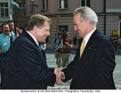 Bundespräsident Rau in der Tschechischen Republik 1999