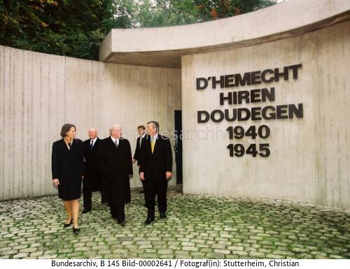 Bundespräsident Rau in Luxemburg 1999