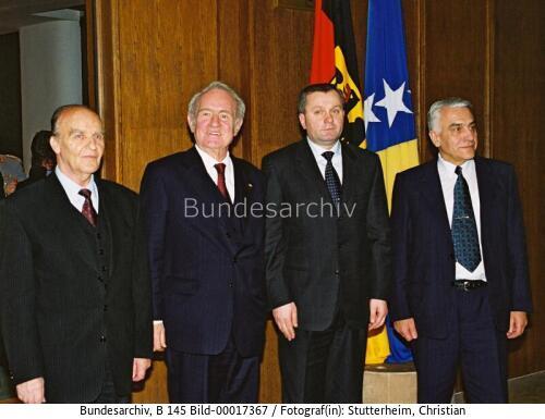 Bundespräsident Rau in Bosnien-Herzegowina 1999