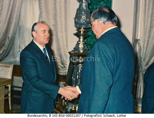 Bundeskanzler Kohl in der UdSSR 1985