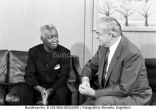 Tansanischer Präsident Nyerere in Bonn 1985