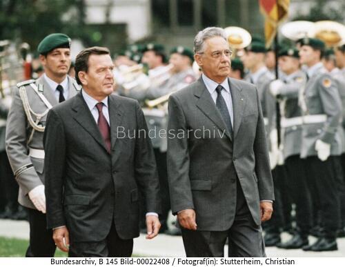 Brasilianischer Präsident Cardoso in Berlin 2000