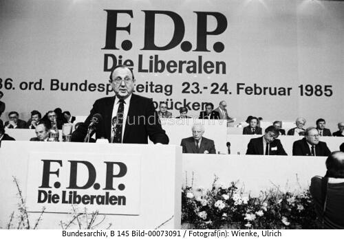BMA Genscher / <span class="match">FDP</span> Bundesparteitag 1985
