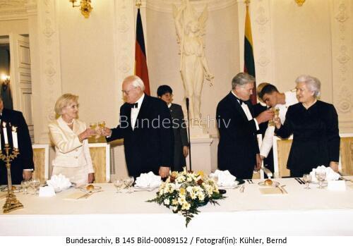 Bundespräsident Herzog in Litauen 1999