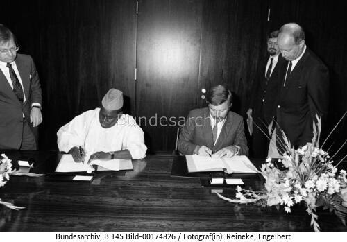 Deutsch-malisches Abkommen über finanzielle Zusammenarbeit in Bonn 1985