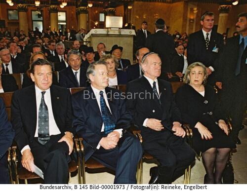 Ignatz Bubis-Gedenkfeier in der Westend-Synagoge 1999