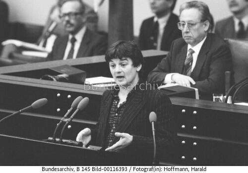 Bundestagssitzung 1984 / Fall Kießling / Rede MdB Fischer