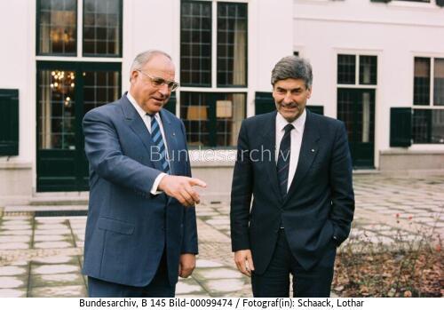 Bundeskanzler Kohl in den Niederlanden 1987