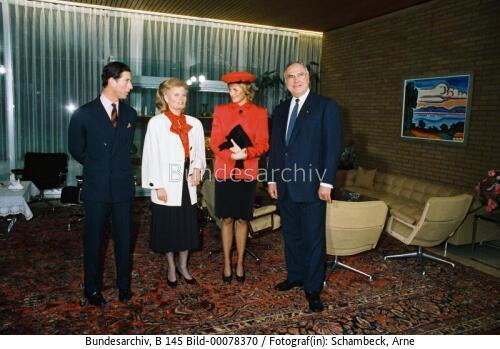 Britischer Prinz Charles in Bonn 1987