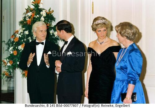 Britischer Prinz Charles in Bonn 1987