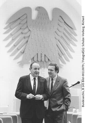 AM Genscher und Rühe 1986