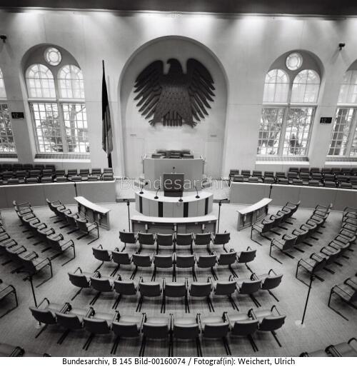 Bonn, <span class="match">Bundestag</span>, Plenarsaal im ehem. Wasserwerk