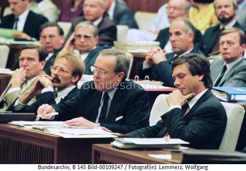 Staatsvertrag mit der DDR 1990 / Bundesratssitzung
