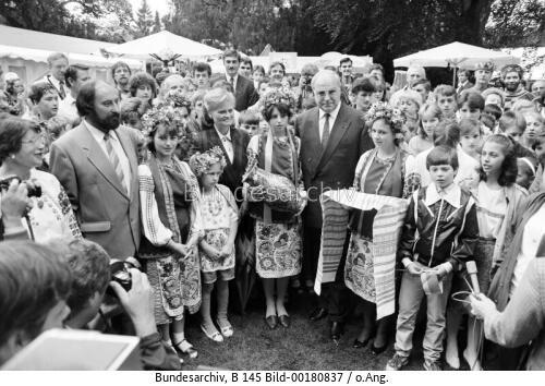 Bundeskanzler Kohl: Kinderfest 1991