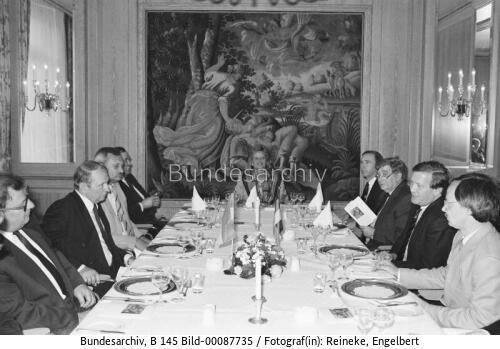 Ukrainischer Premierminister Kutschma in Bonn 1993