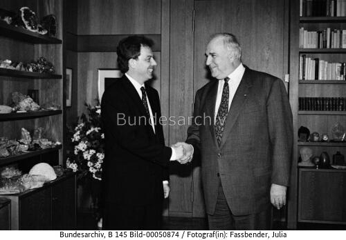 Neuer Vorsitzender der britischen Labour Party, Blair, in Bonn 1995