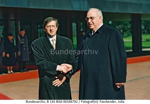 Luxemburgischer Ministerpräsident Juncker in Bonn 1995