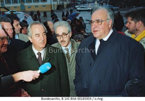Französischer Premierminister Balladur  in Speyer 1994