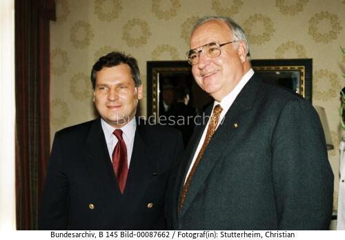 Bundeskanzler Kohl in Polen 1995