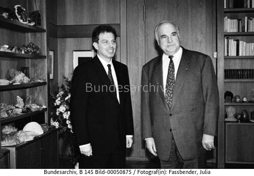 Neuer Vorsitzender der britischen Labour Party, Blair, in Bonn 1995