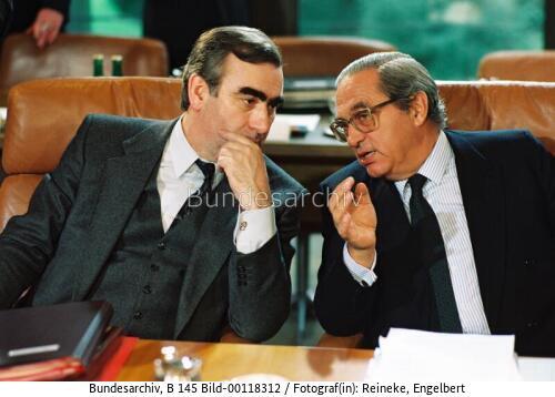 BM Waigel und Pöhl 1990