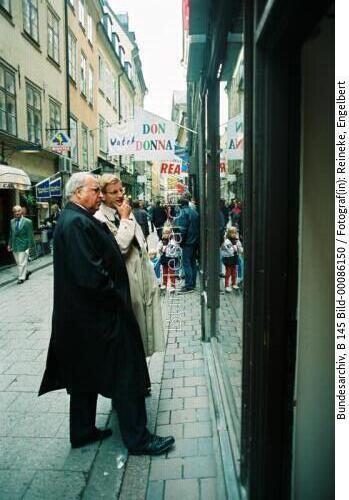Bundeskanzler Kohl in Schweden 1993