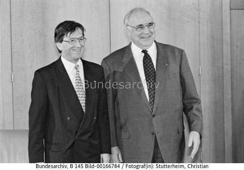 Luxemburgischer Ministerpräsident Juncker in Bonn 1995
