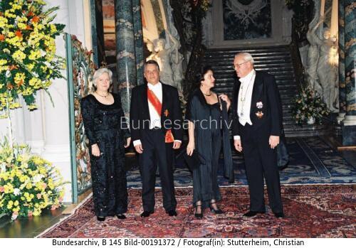 Brasilianischer Präsident Cardoso in Brühl 1995