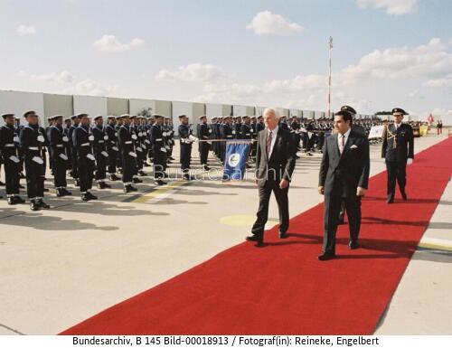 Bundespräsident von Weizsäcker in Tunesien 1993