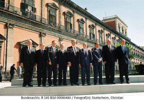 Weltwirtschaftsgipfel in Neapel 1994