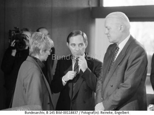 Sondersitzung des Bundeskabinetts zur Maueröffnung 1989