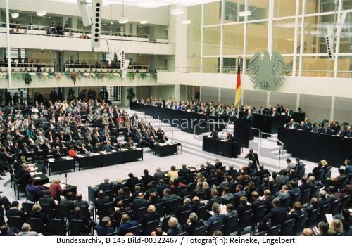 Bundestagssitzung / Erste gesamtdeutsche Sitzung 1990