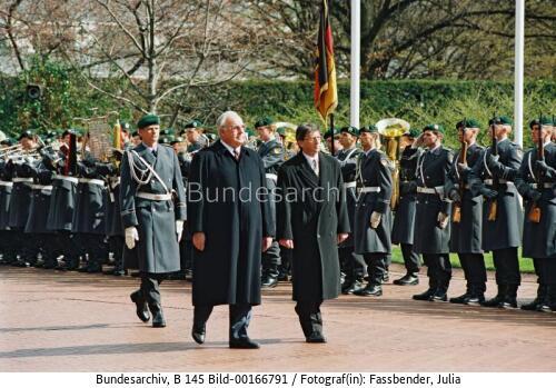 Luxemburgischer Ministerpräsident Juncker in Bonn 1995