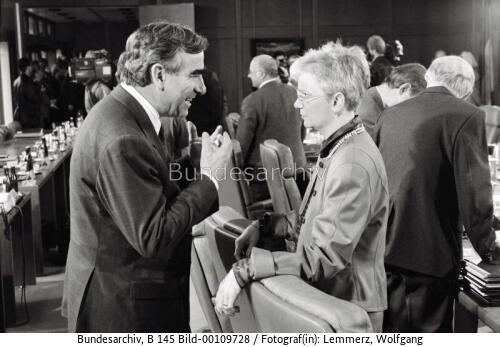 BM Waigel und BM Hasselfeldt 1990