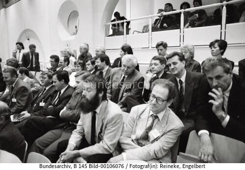 Bundestagssitzung 1990 / DDR-Volkskammerabgeordnete